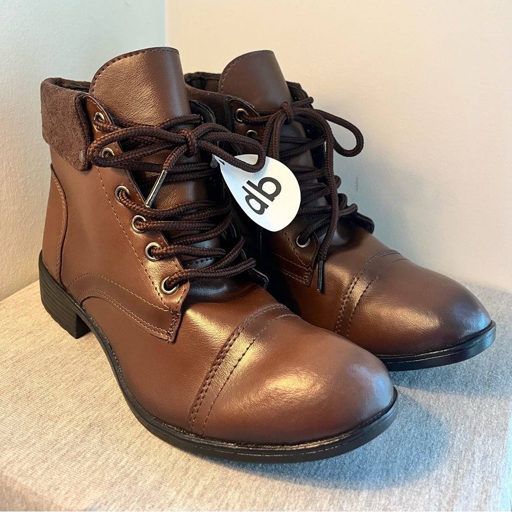 Faux leather vegan boots :)